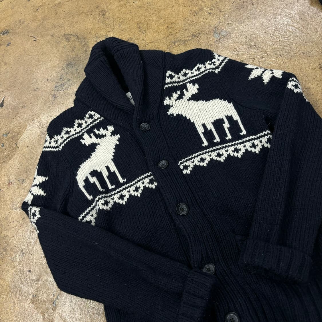 아베크롬비 모리 코위찬 니트 카라 가디건 상품이미지1