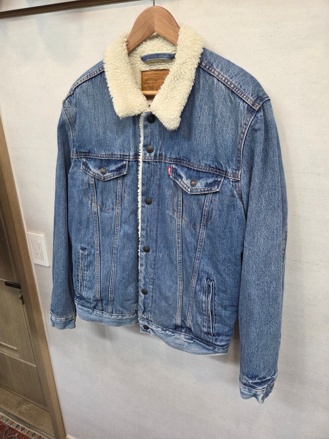 리바이스 빈티지 셰르파 데님자켓 L 상품이미지5
