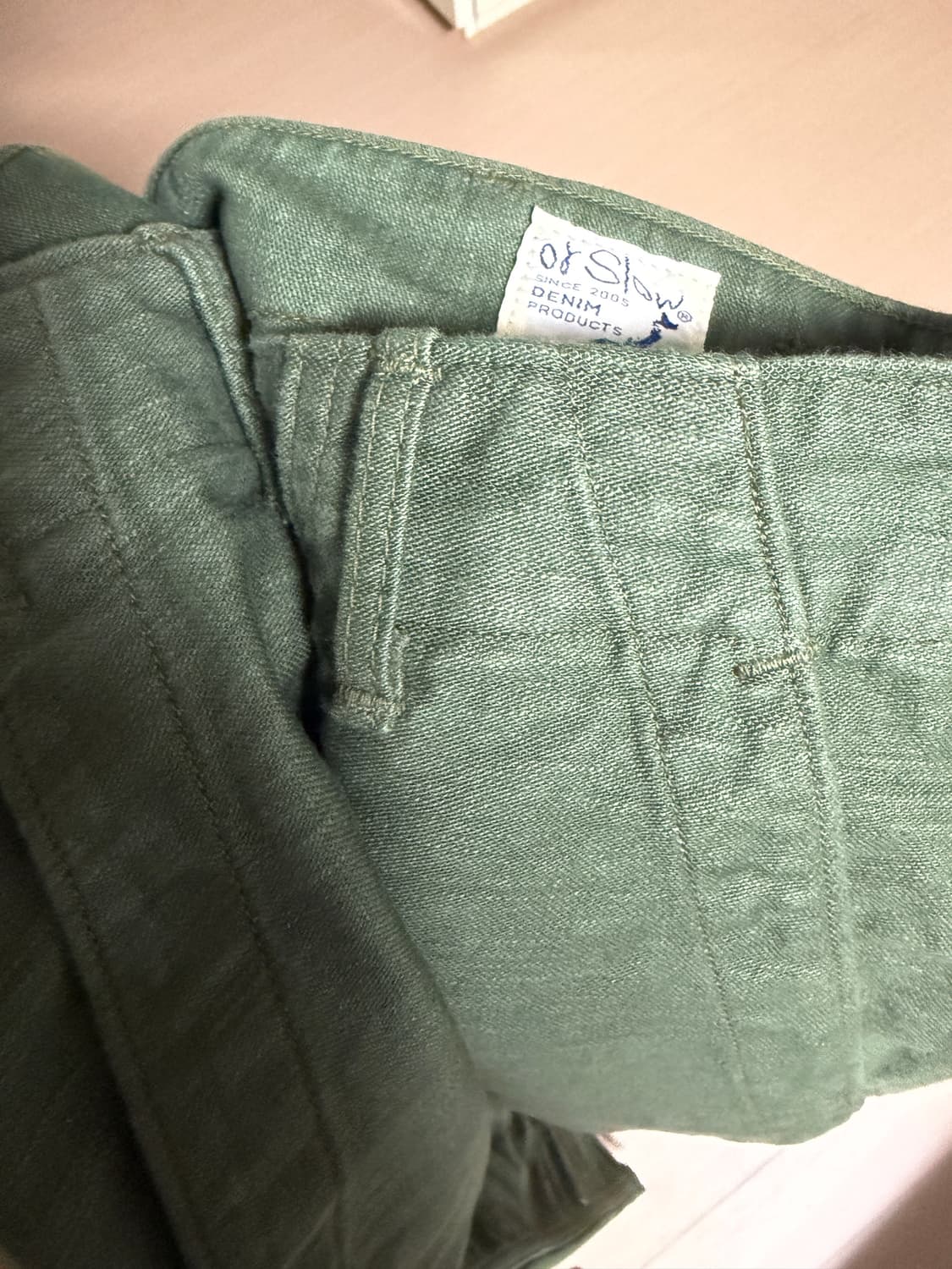 오어슬로우 퍼티그 팬츠 카키 재팬 m사이즈(2) 상품이미지3