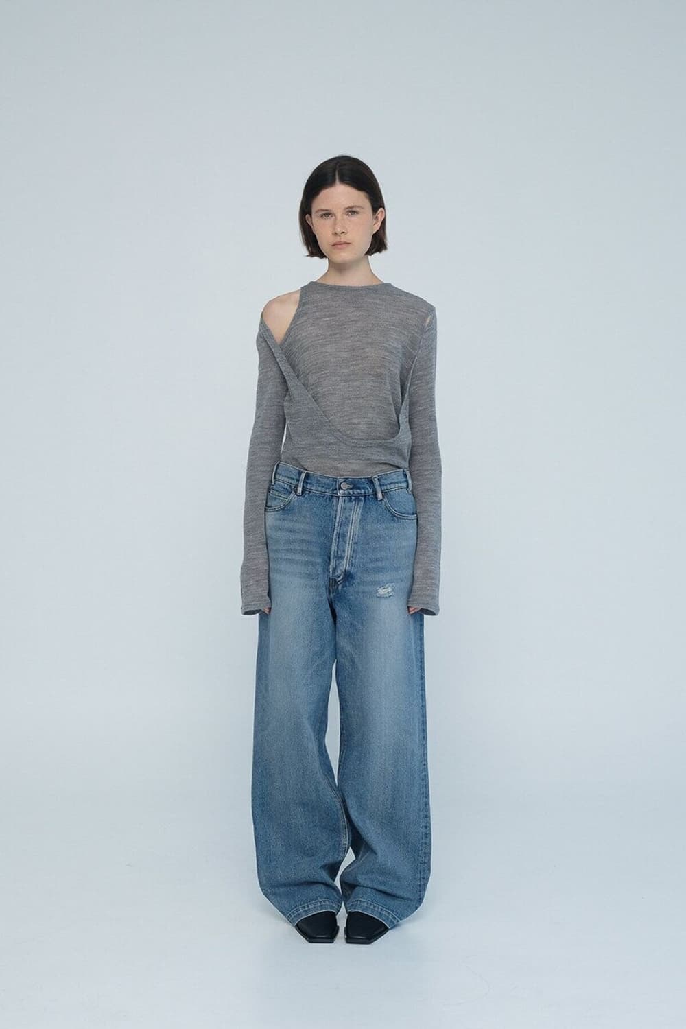 에핑글러 WASHED WIDE DENIM - BLUE 상품이미지7
