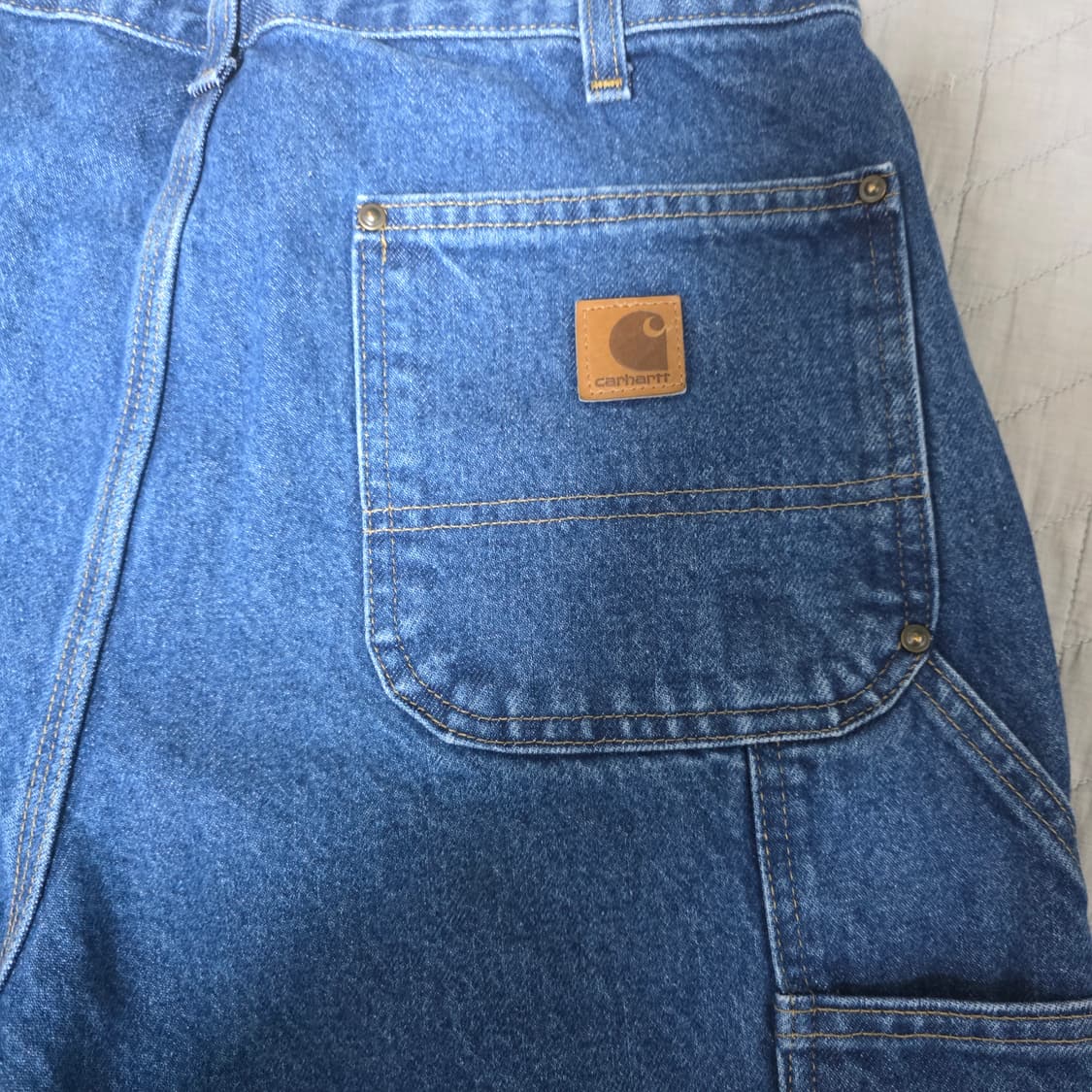 [36X32] 빈티지 칼하트 더블니 B73 DST 데님팬츠 굿컨디션B24 상품이미지6
