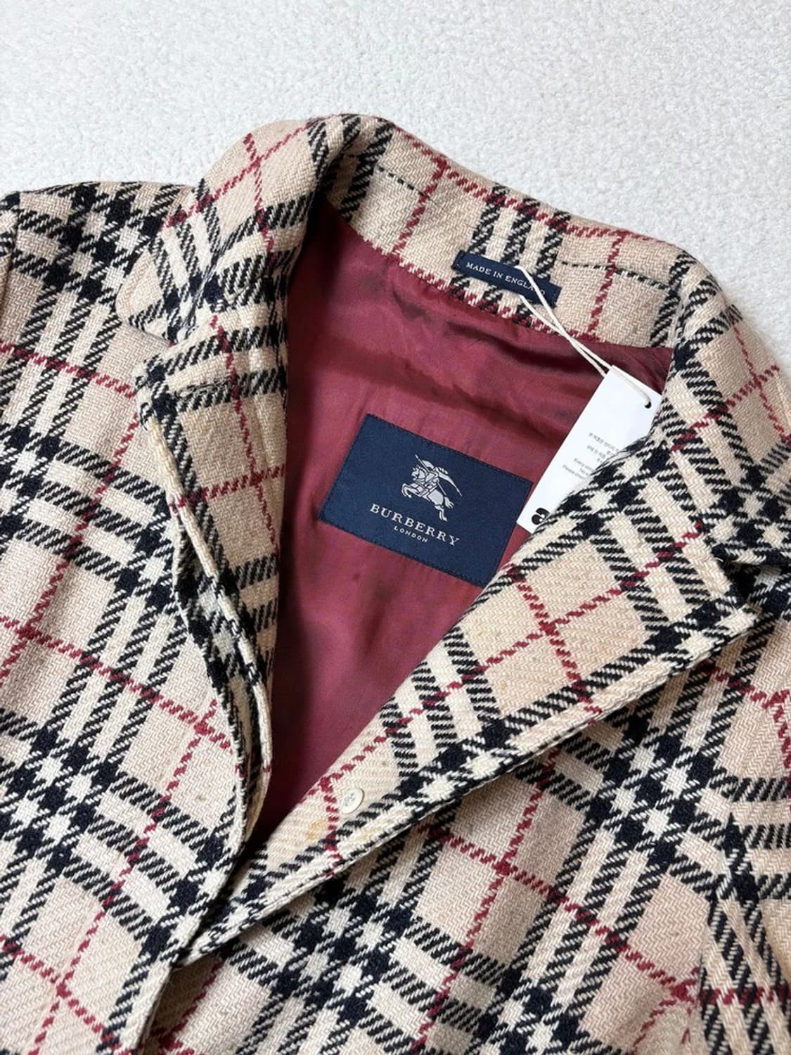 버버리 90's 노바체크 울 100% 시그니처 코트 PN6598    상품이미지3