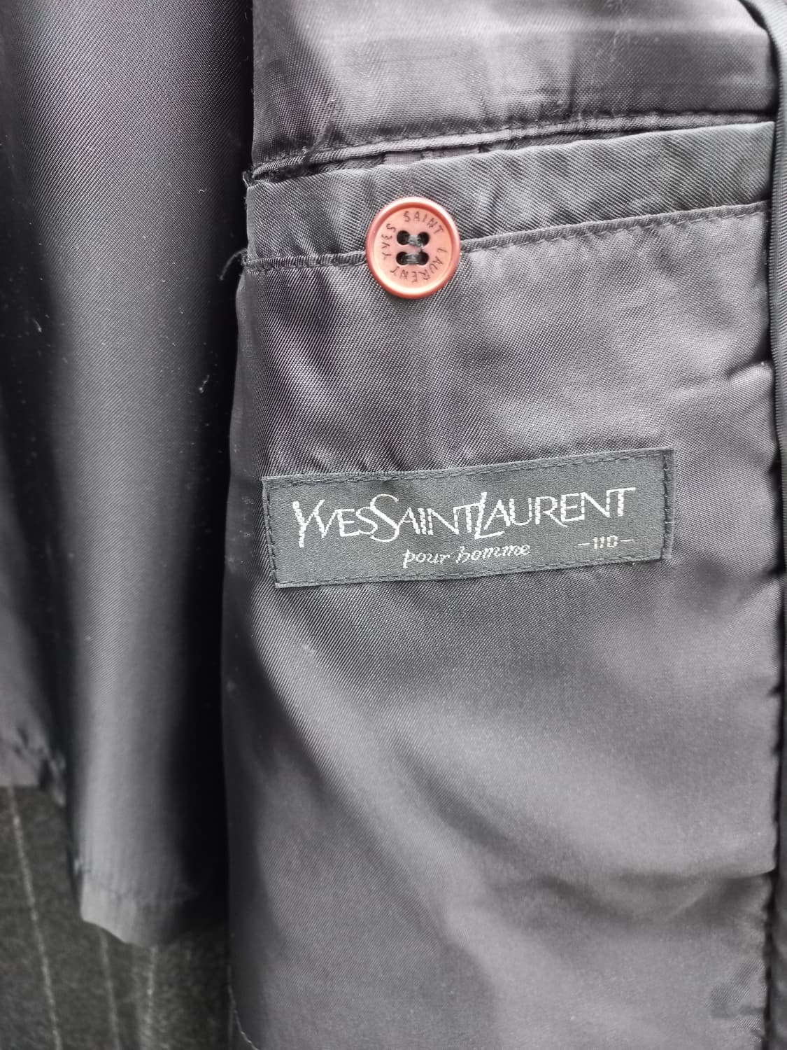 입생로랑 남성 모직 코트 110 상품이미지5