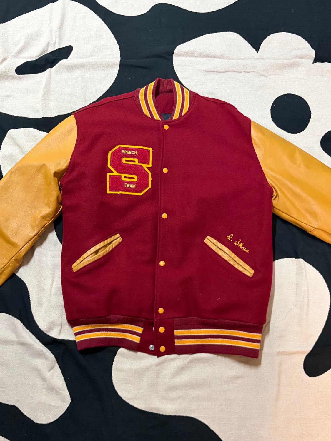 빈티지 DeLONG 바시티 자켓 상품이미지1