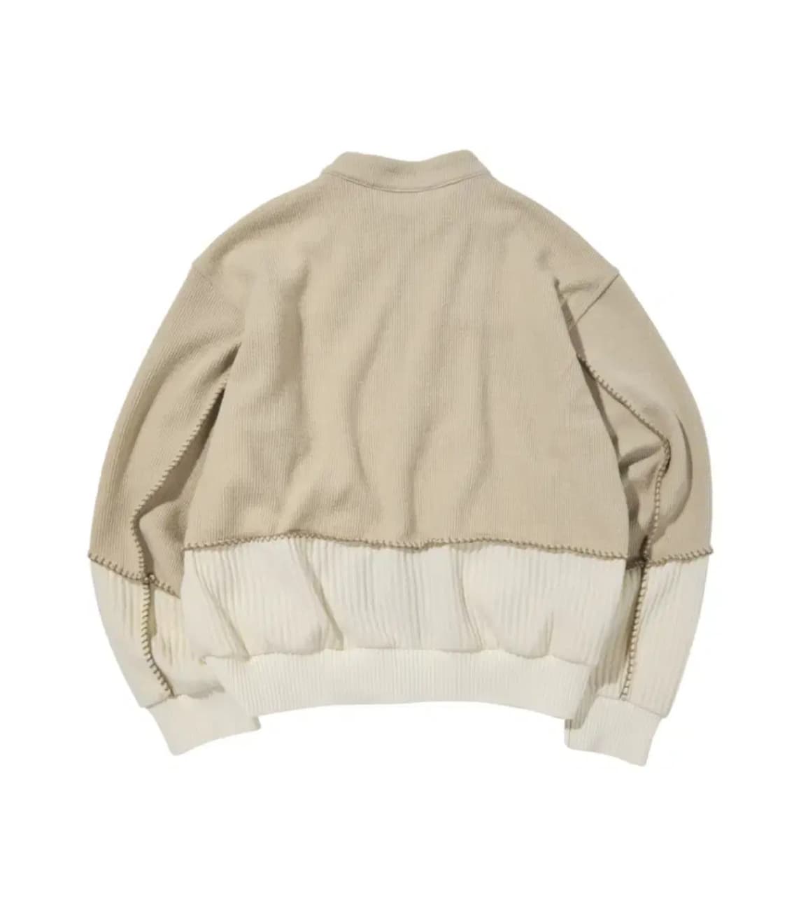 etce 스모킹 니트 집업 자켓 상품이미지3