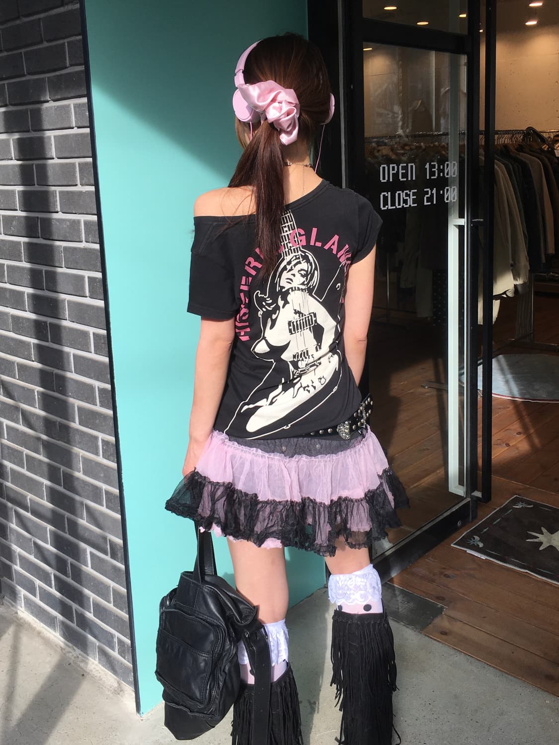 히스테릭글래머 히스걸 기타 백로고 반팔 상품이미지2