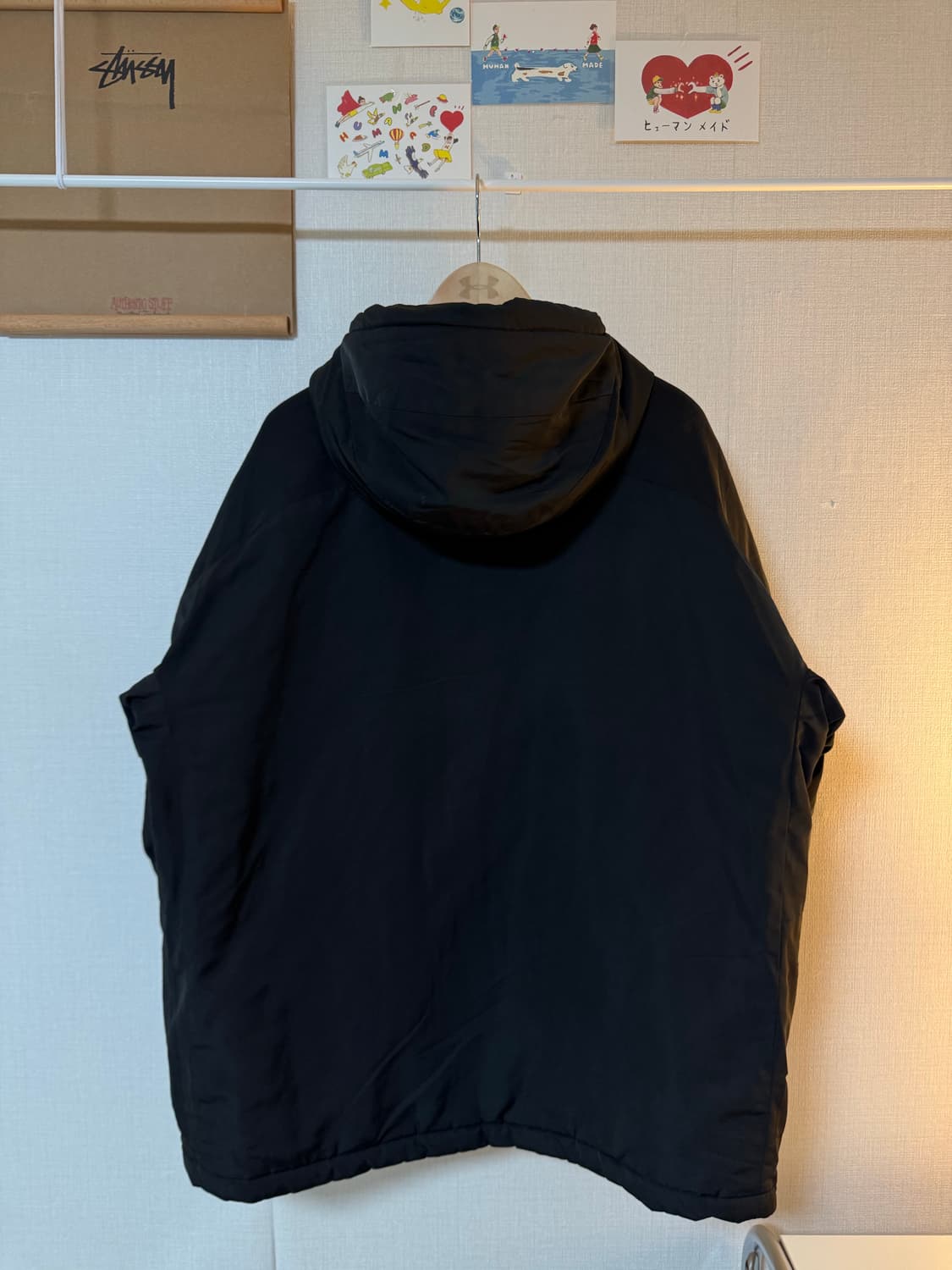 [XL]유니클로 x 화이트마운티니어링 하이브리드 다운 자켓 블랙 상품이미지2