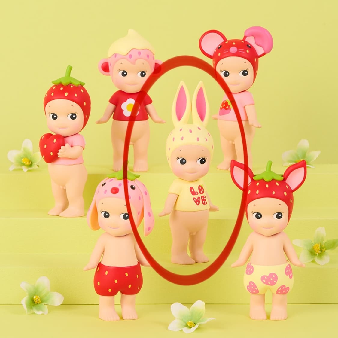 소니엔젤 스트로베리 러브 딸기 토끼 미사용 새상품 판매 상품이미지1