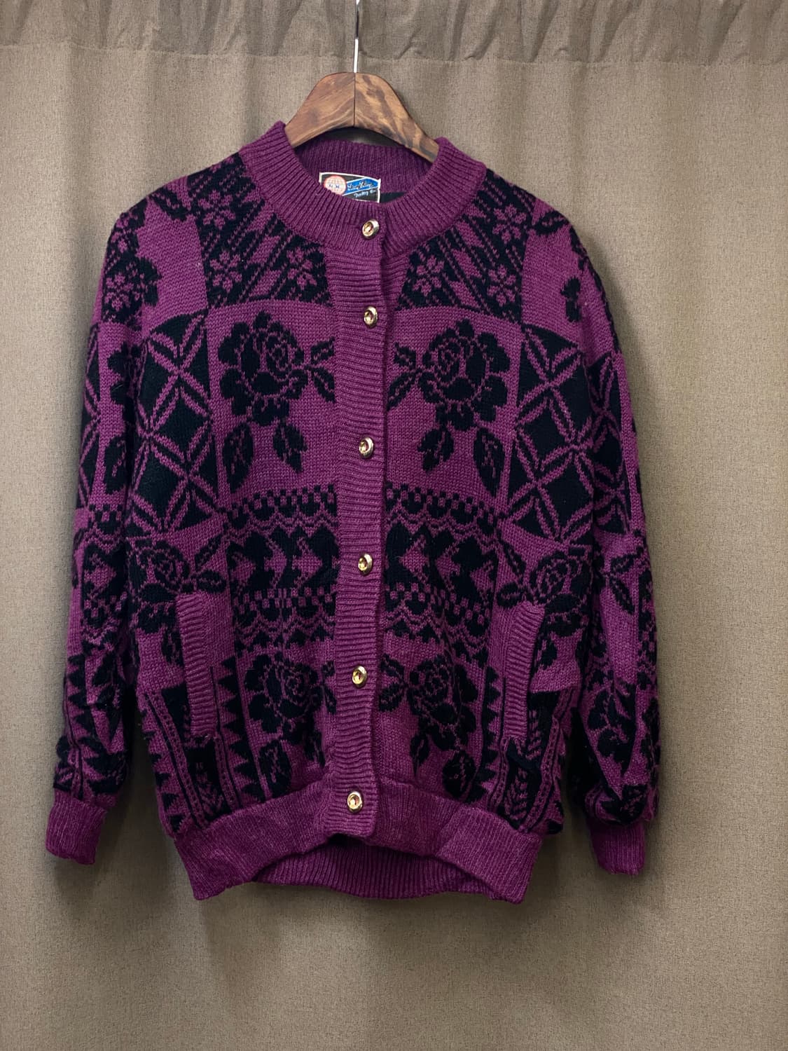 빈티지 헤비 니트 가디건 자켓 상품이미지1