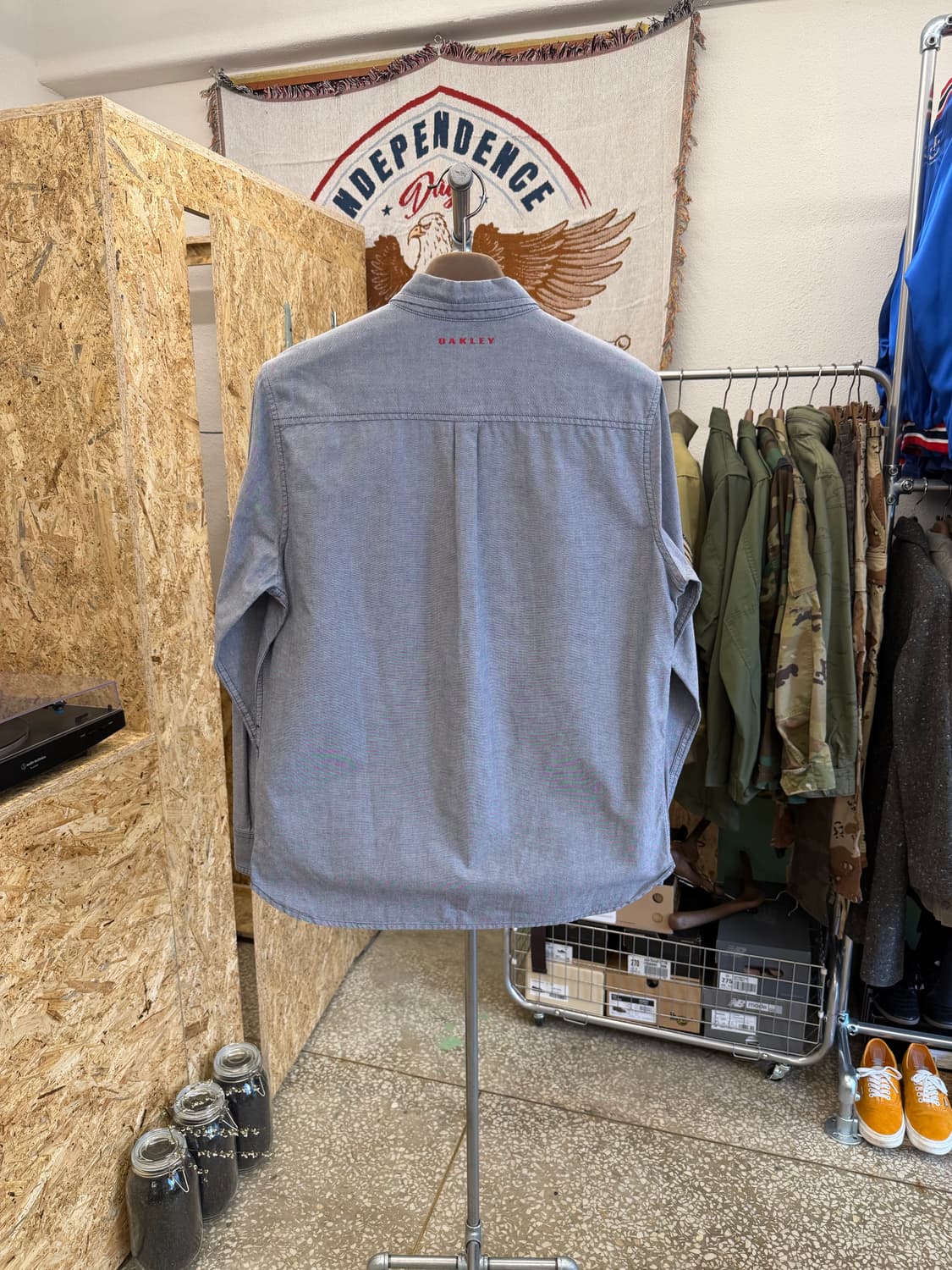 오클리 히든 버튼 다운 코튼 셔츠 상품이미지6