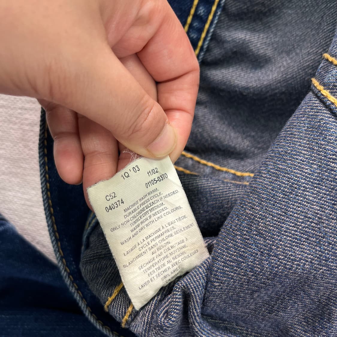 100 리바이스 타입원 트러커 데님 자켓 상품이미지5