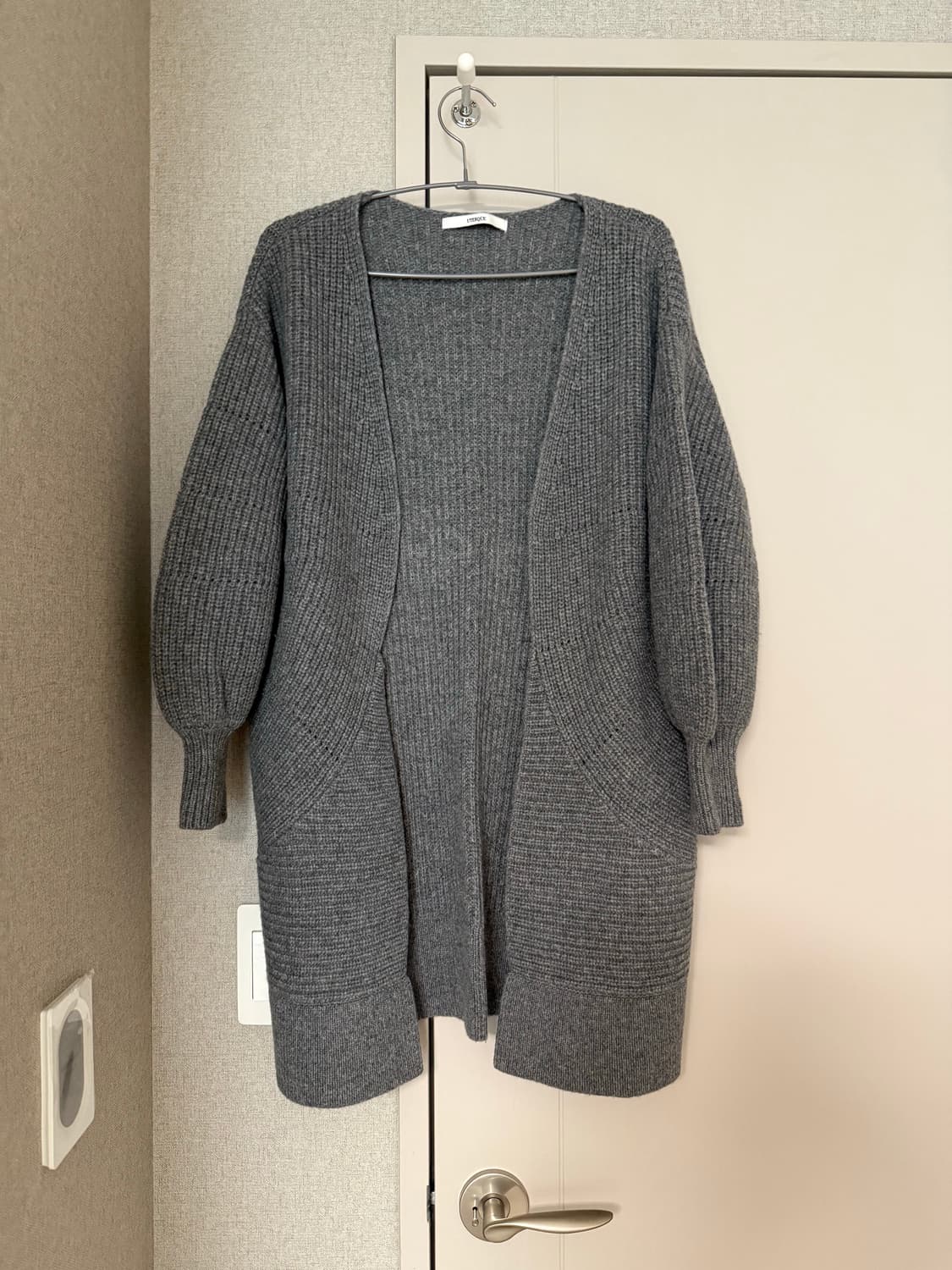 우테르케 그레이 롱 니트 가디건 상품이미지1