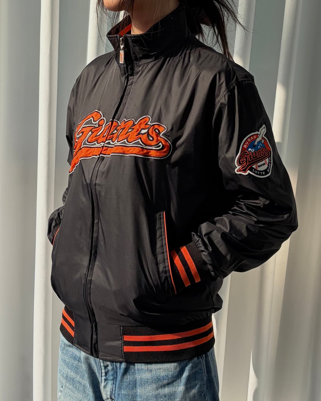 [S]롯데 자이언츠 춘추용 베이스볼 바람막이 자켓 상품이미지1