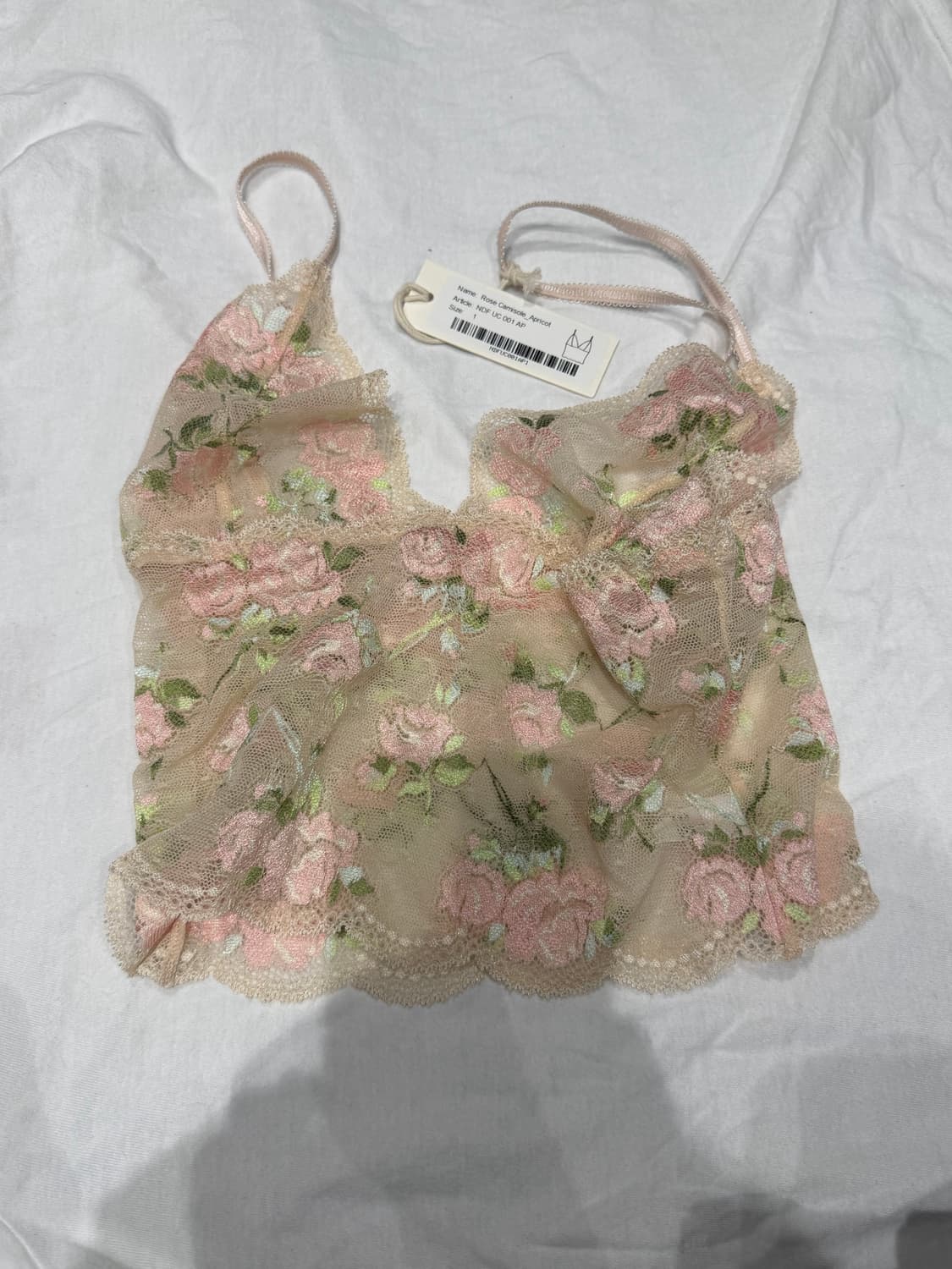 Nuuanu Rose Camisole_Apricot 새제품 상품이미지2