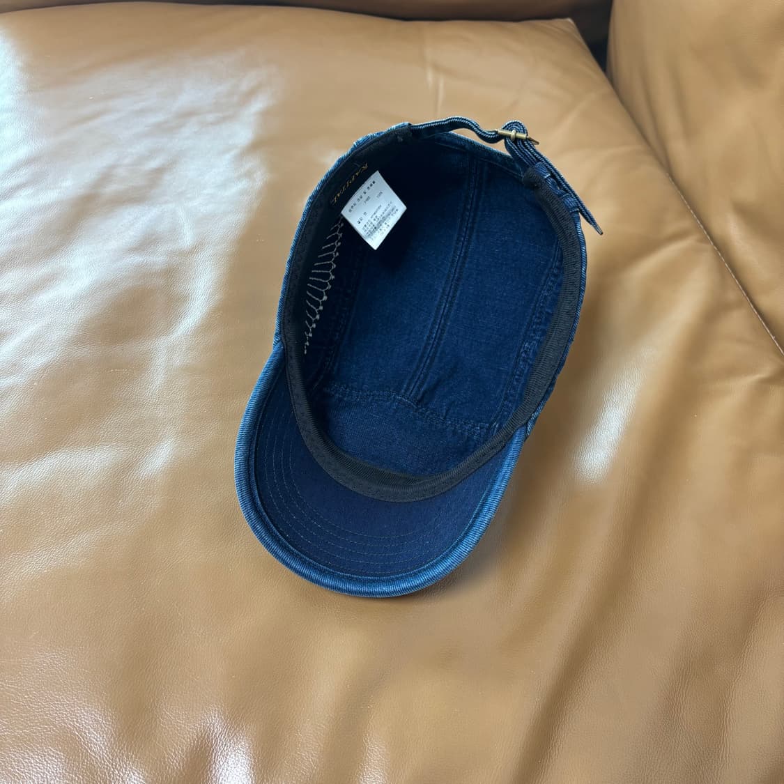 캐피탈 후로시키 사시코 자수 데님 캠프캡 모자 상품이미지6