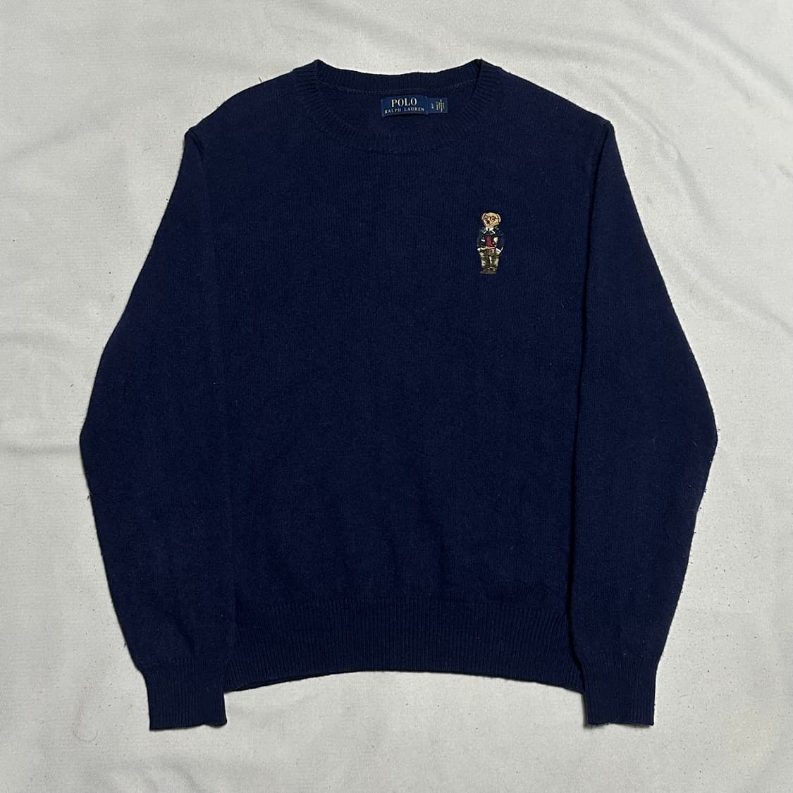 L 폴로랄프로렌 스몰 폴로베어 네이비 울 니트 상품이미지2