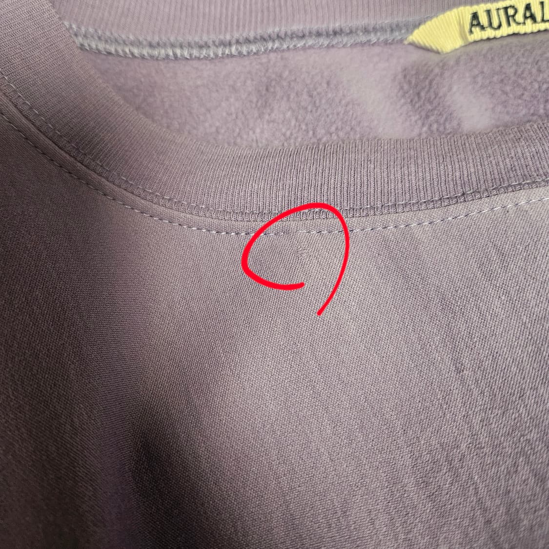 오라리 AURALEE / 하이게이지 스웻 셔츠(맨투맨)/ 4 상품이미지5