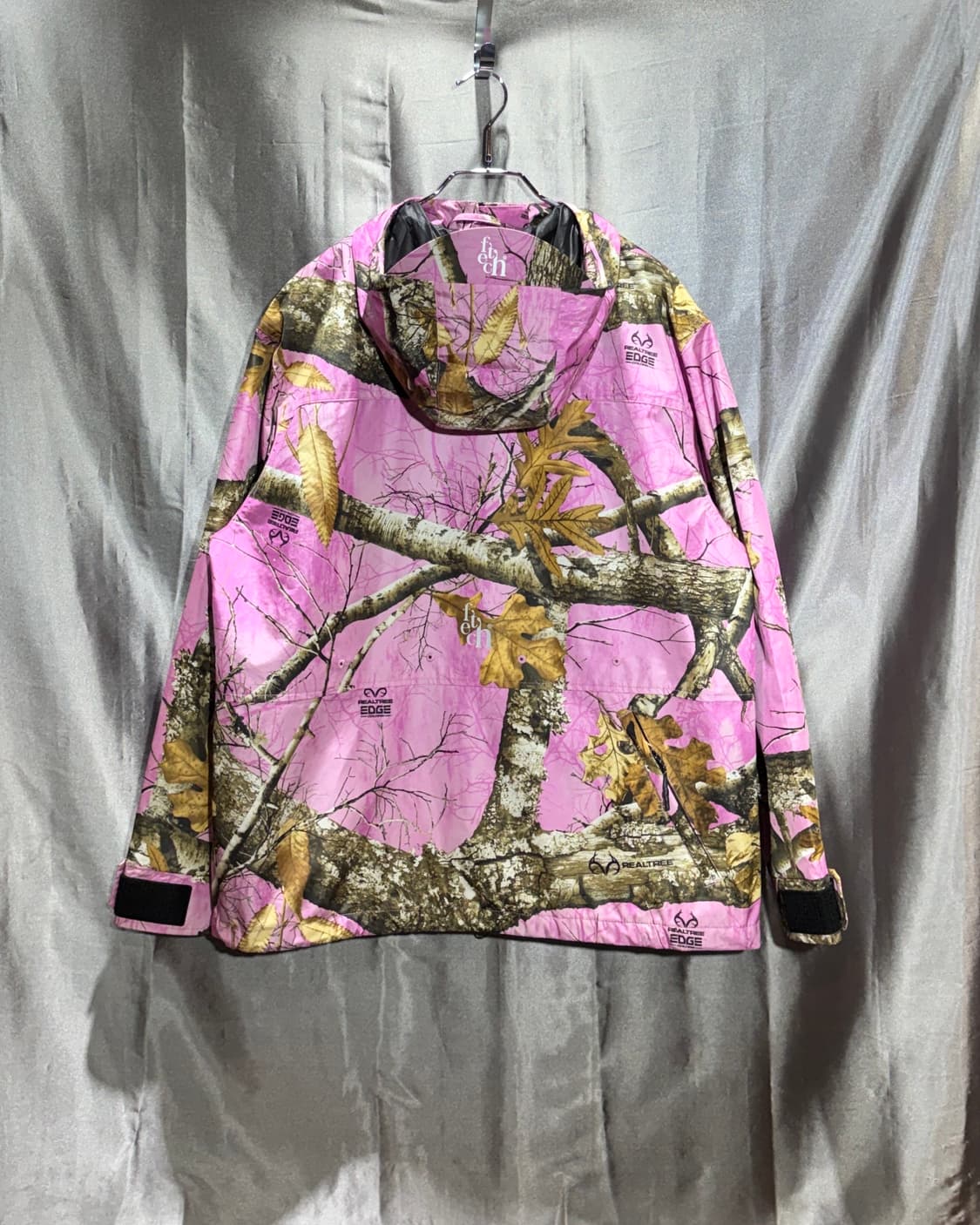 S Fetch 패치선데이 리얼트리 핑크 나일론 후드 자켓 상품이미지4