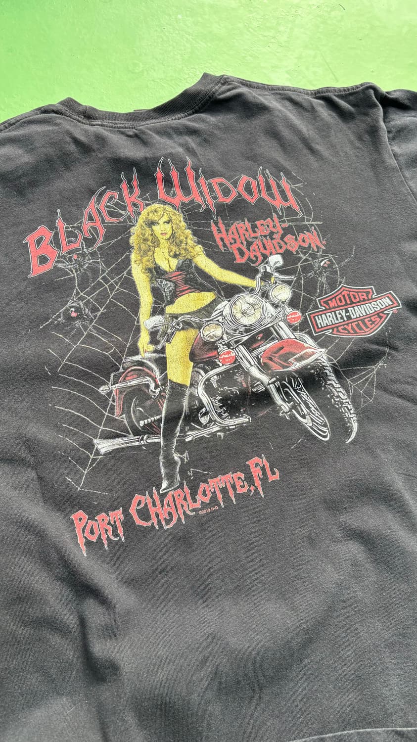 Harley-Davidson ’BLACK WIDOW‘ T-shirt 상품이미지4