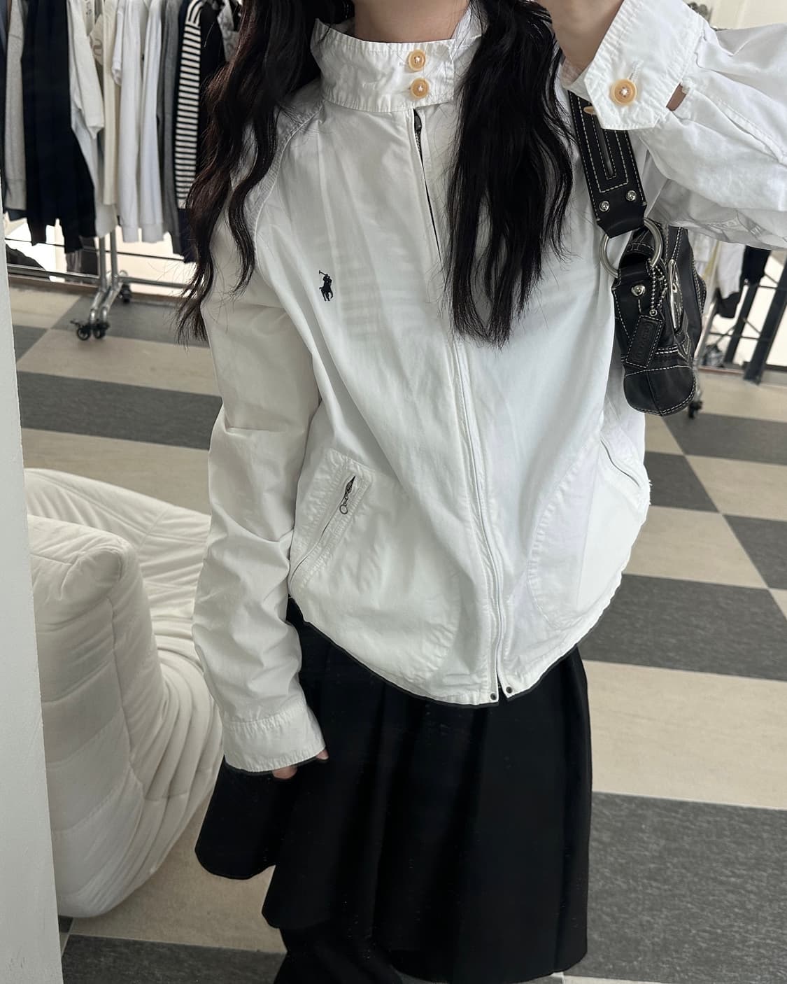 폴로 랄프로렌 화이트 바라쿠타 해링턴 자켓  상품이미지8