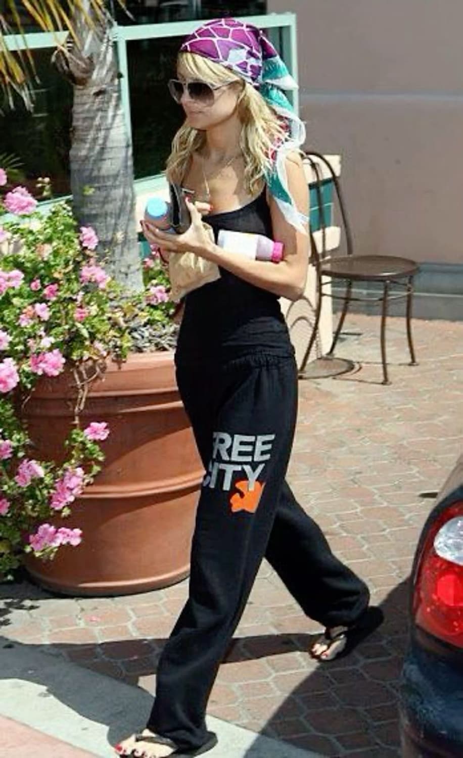 Free city 스웨트팬츠 핑크 S 상품이미지5