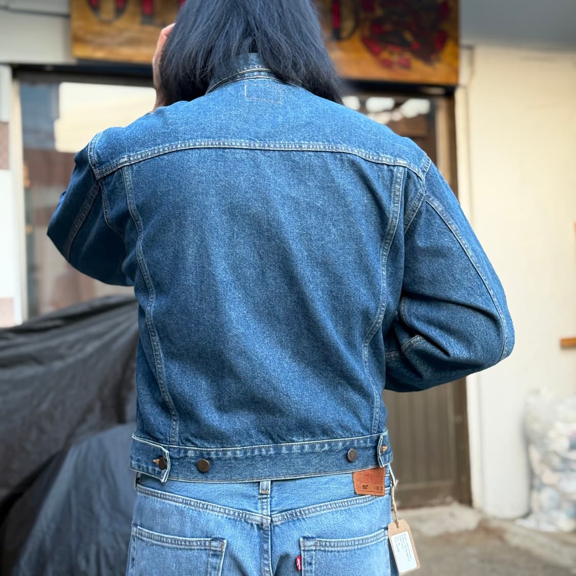 유나이티드 컬러 오브 베네통 데님 트러커 자켓 46 상품이미지8