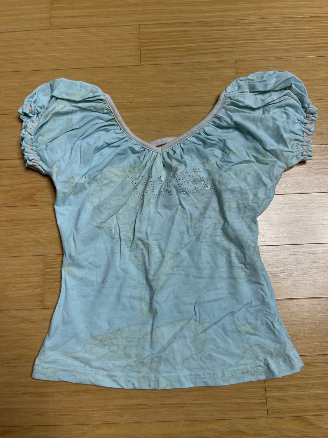 스컬프터 sculptor 투어리스트 스쿱 백 티셔츠 베이비블루 M 상품이미지7