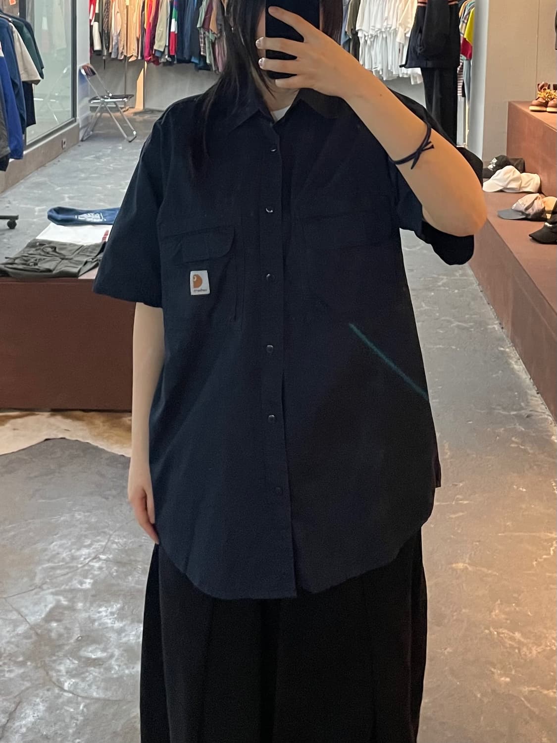 칼하트 투포켓 반팔 셔츠 H2463 상품이미지1