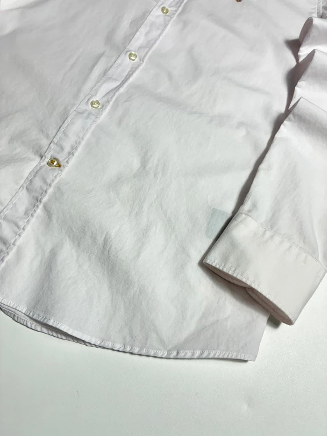 바버 Barbour 자수 로고 화이트 옥스포드 테일러드 셔츠 R1919 상품이미지3