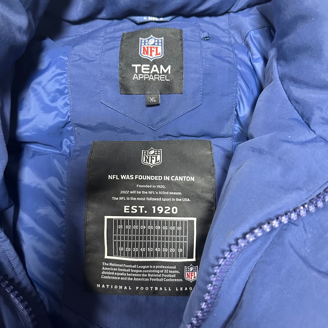 ✨ (바배) NFL 올드스쿨 덕다운 패딩 점퍼  상품이미지4