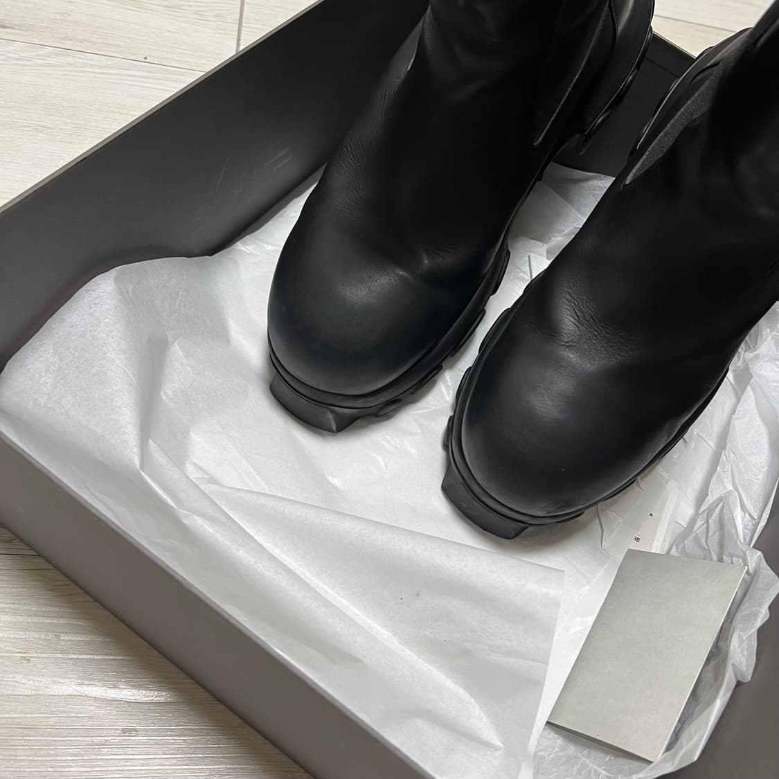 릭오웬스 트랙터부츠 블랙 42 상품이미지2