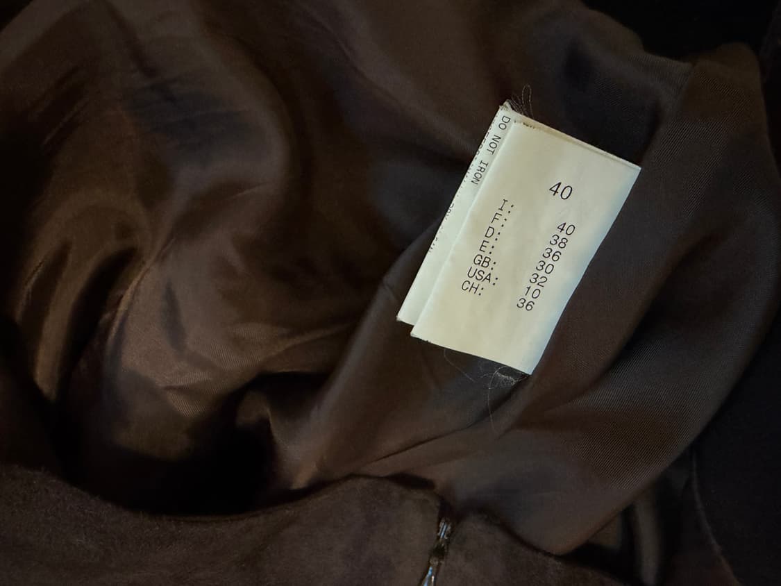 TRUSSARDI 트루사디 스웨이드 스커트 빈티지 상품이미지6