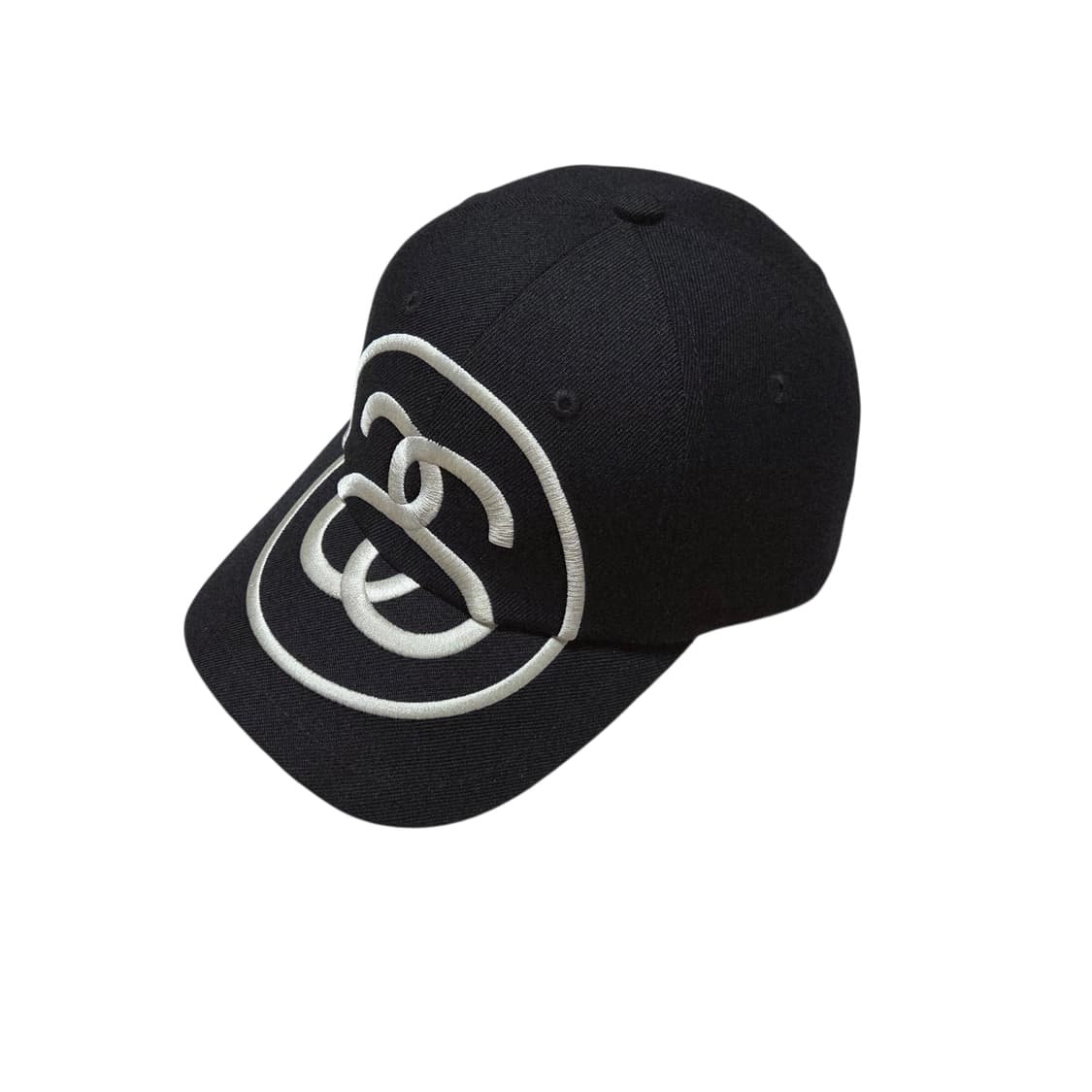 스투시 빅 링크 로우 스트랩백 캡 블랙 상품이미지5