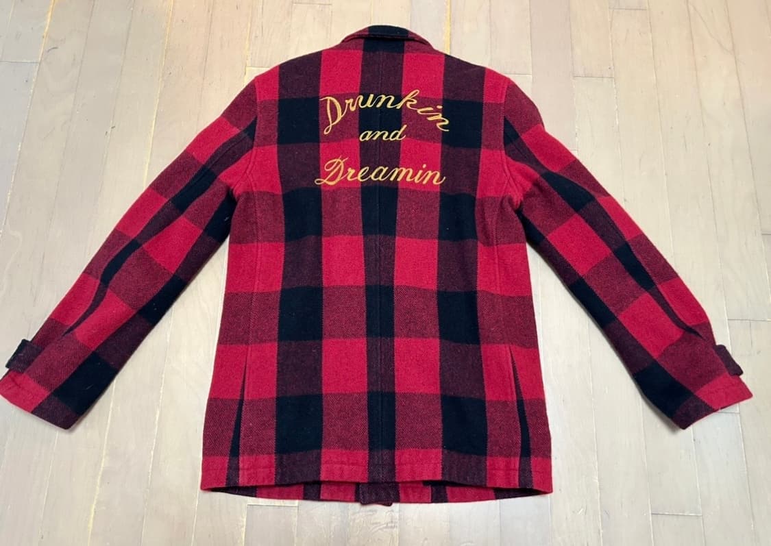 와코마리아 체크코트 L사이즈(95) 판매합니다 상품이미지2