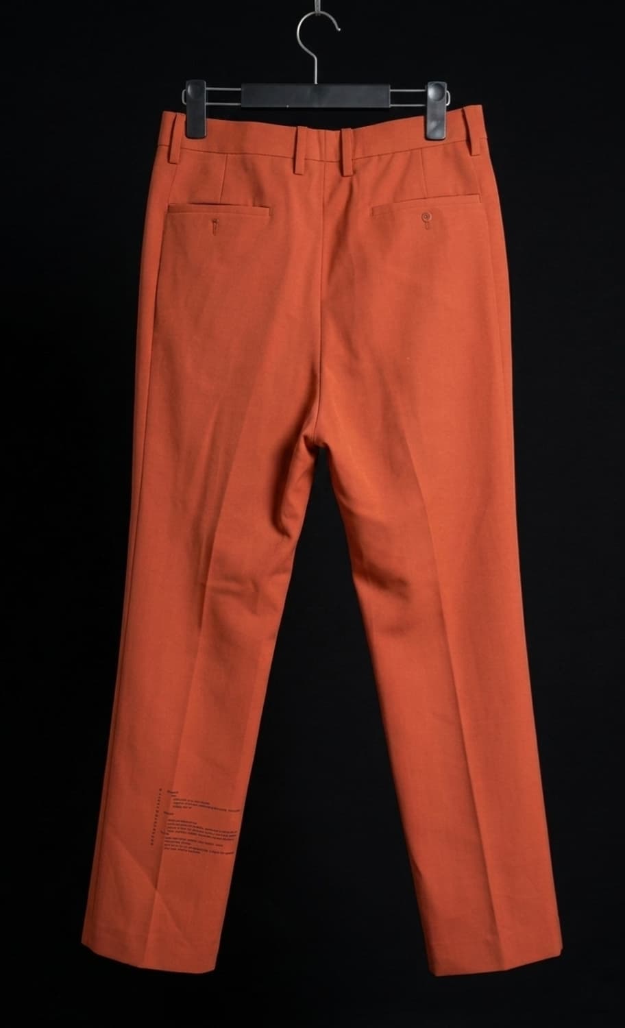 [M] 엔엔엔원 사이드 스플릿 플레어 브라운 울 팬츠 상품이미지2