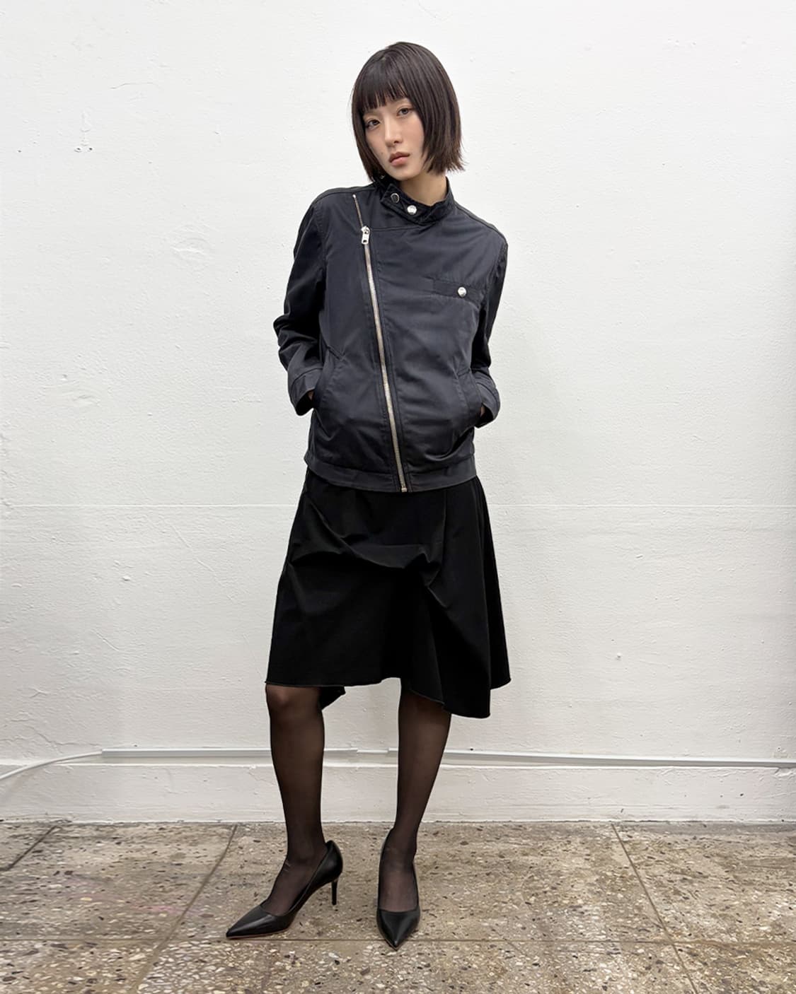 마크 제이콥스 비대칭 집업 블루종 상품이미지5