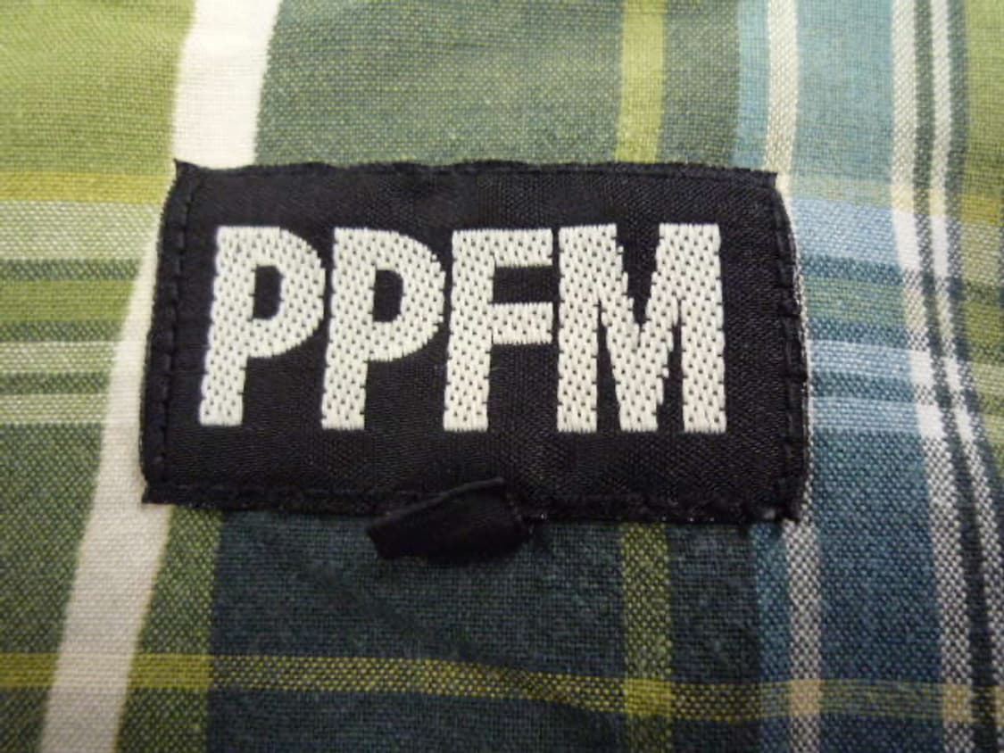 PPFM 체크 트라이벌 프린트 셔츠 상품이미지3