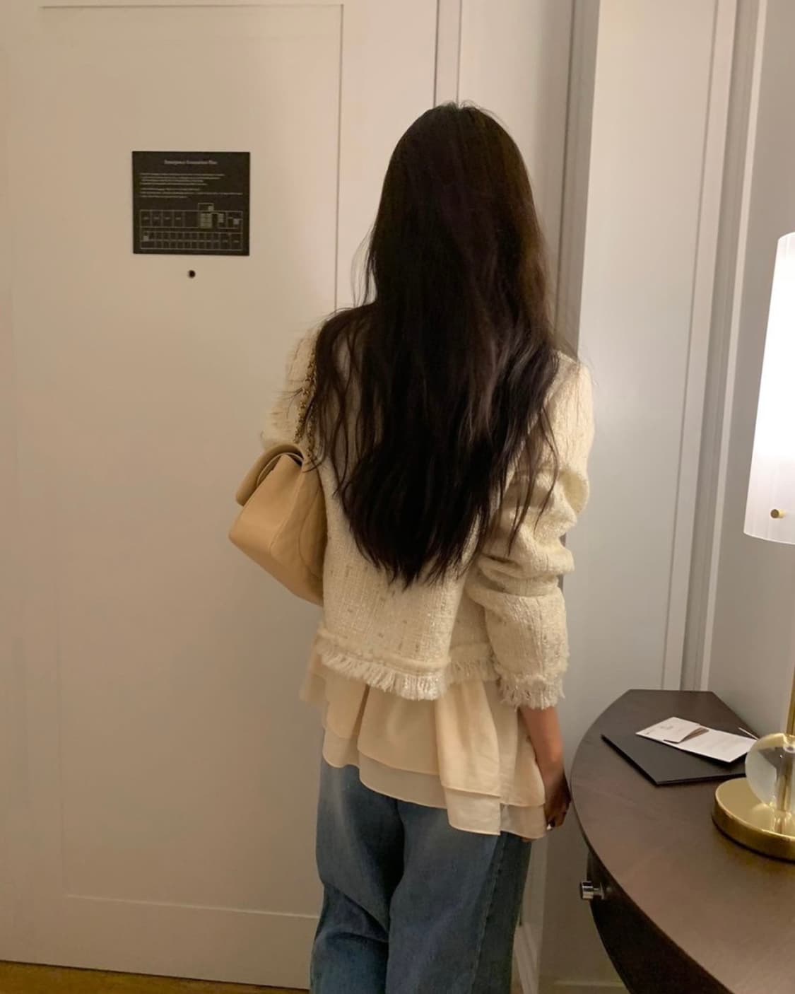 [새상품] 포스터 셀라 수술 자켓 가을 트위드 자켓 상품이미지2