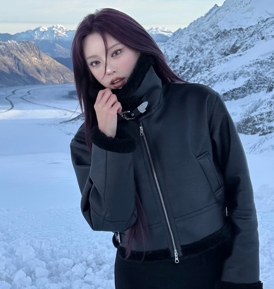 뮨 무스탕블랙 상품이미지1