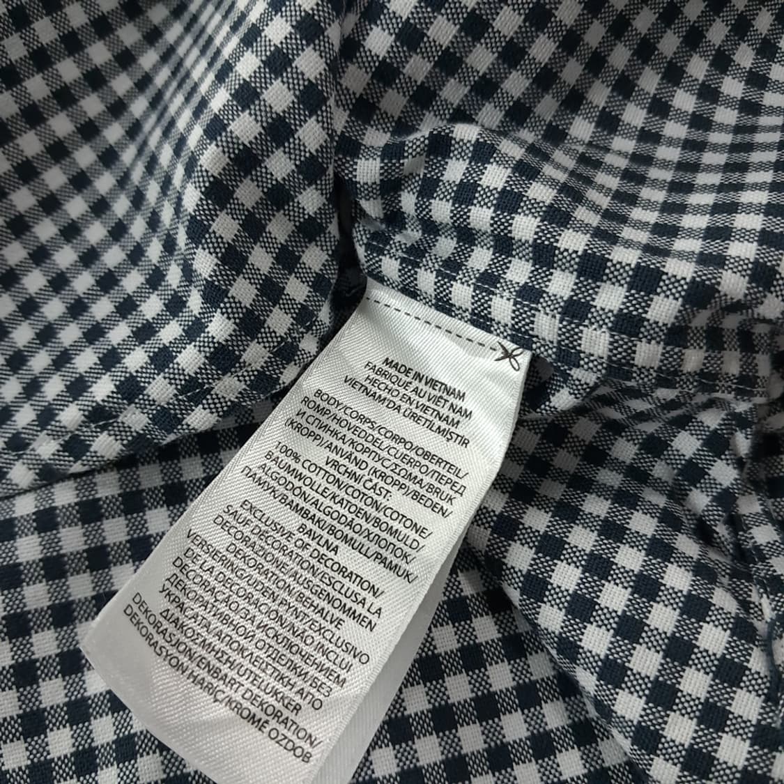 CJ284 2XL 폴로 QR 모노 마이크로체크 셔츠 남방 상품이미지7