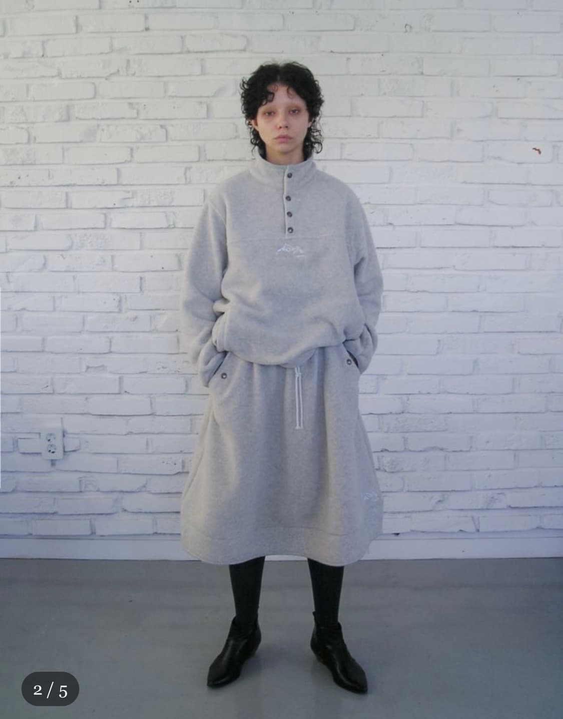 에옹쓰 마운틴 플리스 탑 오트밀 상품이미지2