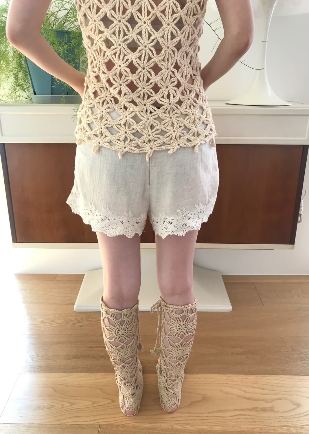 vintage lace short pants 상품이미지2
