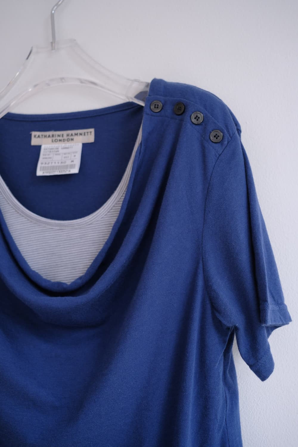 Drape layered button top  상품이미지6