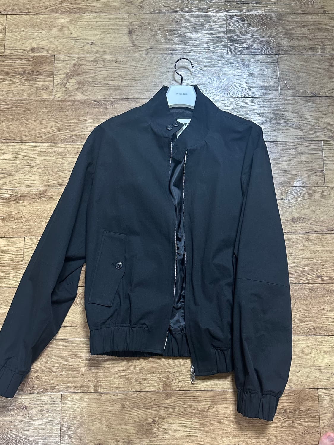다이브인 LOOSED HARRINGTON JACKET (BLACK) 상품이미지4