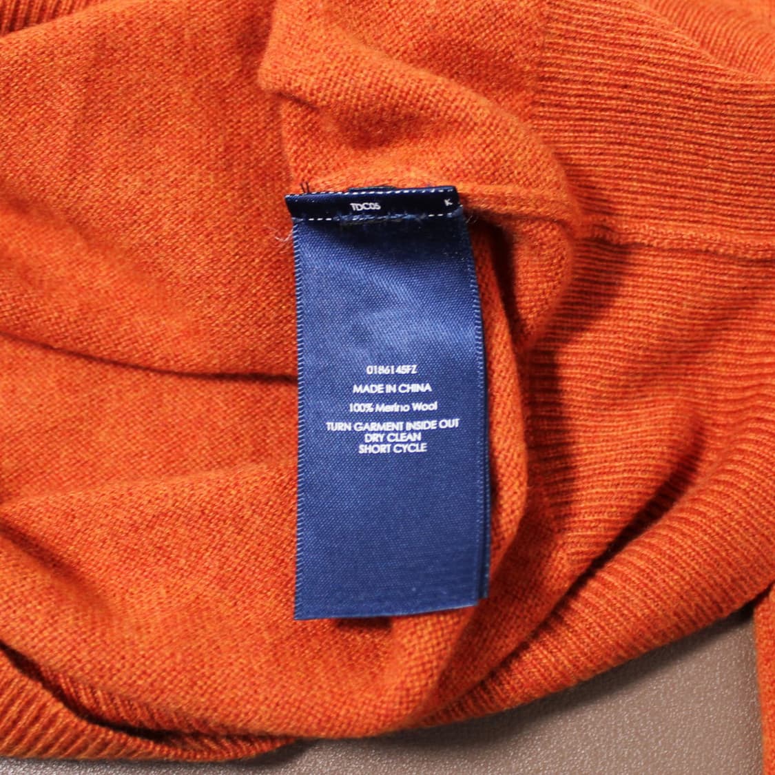 Polo 폴로 랄프로렌 오렌지 브이넥 니트 상품이미지5