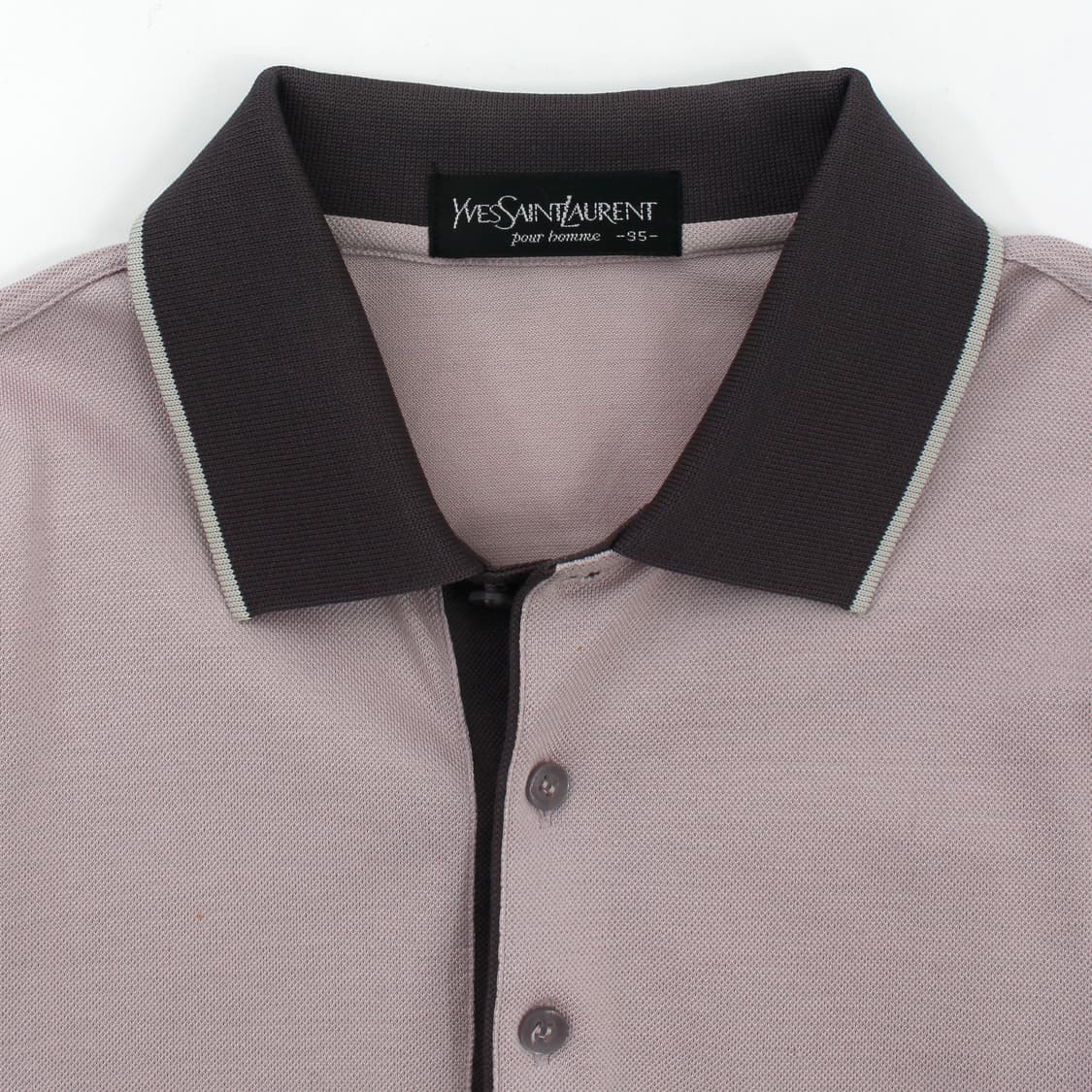 입생로랑 YSL 퍼플 칼라 티셔츠 PK셔츠 상품이미지3