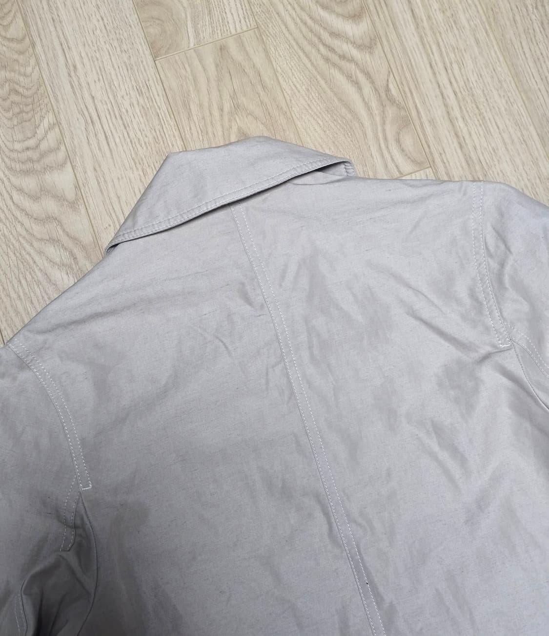 코스 베이지 크롭 린넨 혼방 자켓 상품이미지3