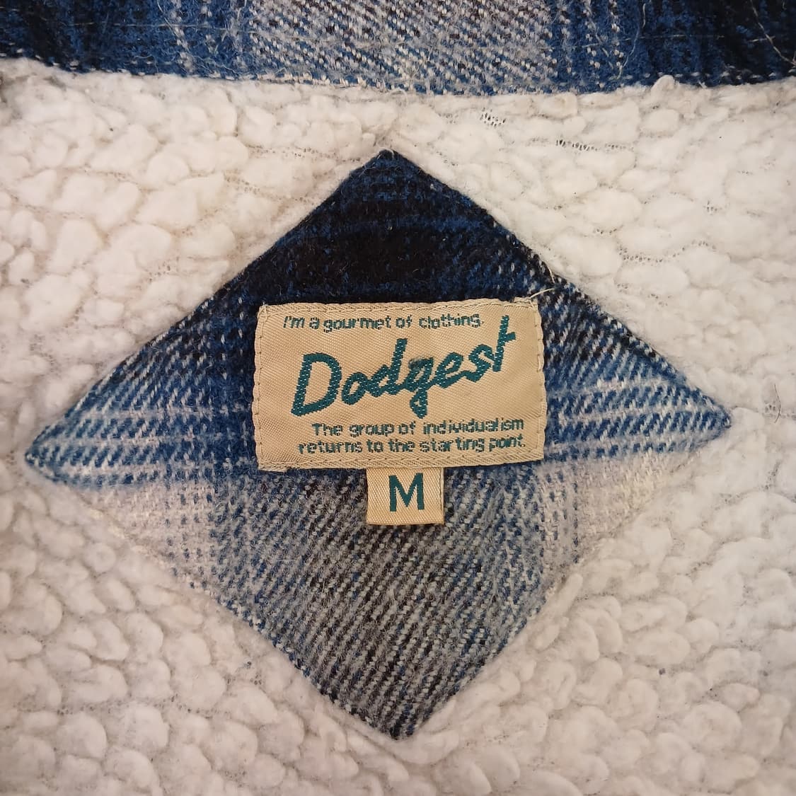 양털누빔 체크셔츠  상품이미지2