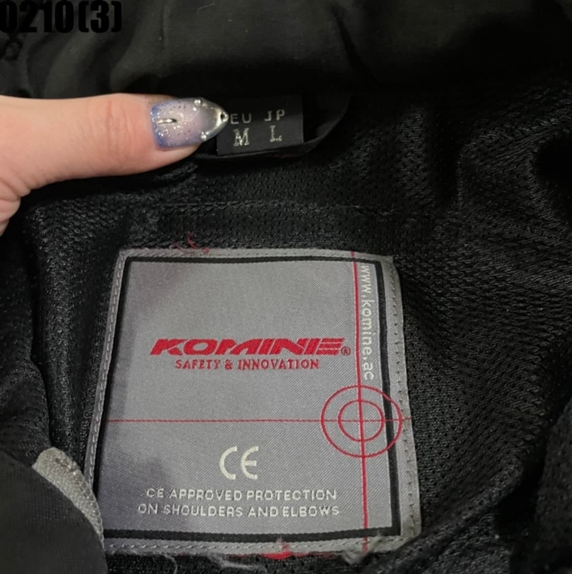 코미네 오토바이 라이더 자켓 상품이미지2