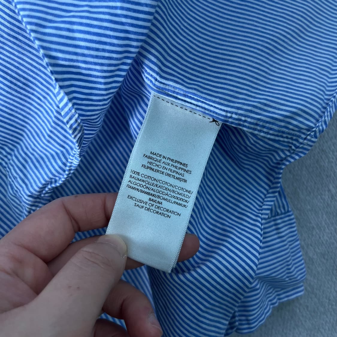 100 폴로랄프로렌 스트라이프 셔츠 상품이미지6